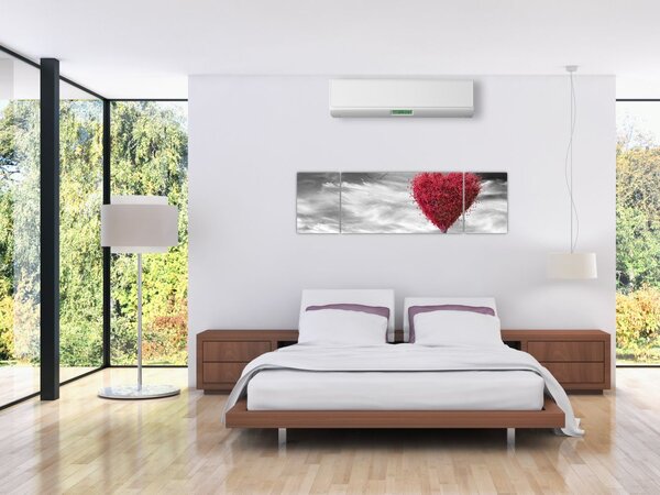 Obraz - Srdce korunou stromu (170x50 cm)
