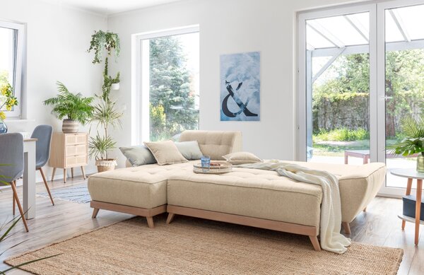 -25 % Dny MOMENTI– Miuform Rozkládací pohovka Dazzling Daisy 260 cm, levá/pravá