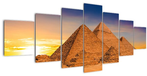 Obraz - Egyptské pyramidy (210x100 cm)