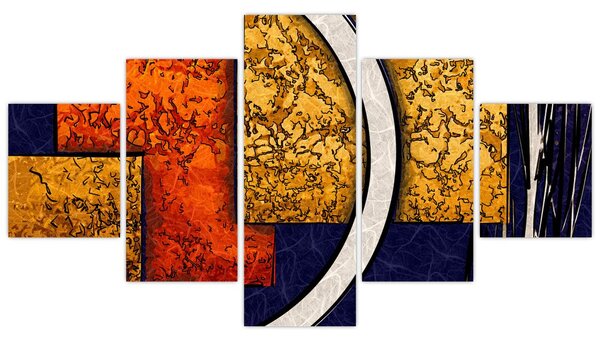 Obraz abstrakce (125x70 cm)