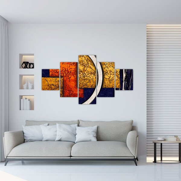 Obraz abstrakce (125x70 cm)