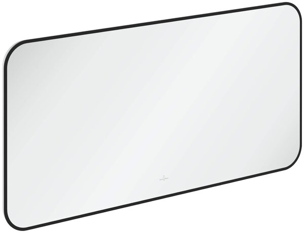 Villeroy & Boch zrcadlo 120x60 cm obdélníkový s osvětlením černá A4901200