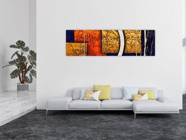 Obraz abstrakce (170x50 cm)