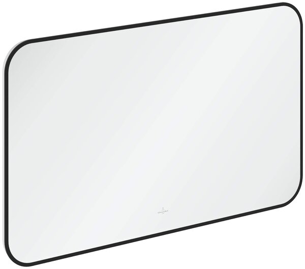 Villeroy & Boch zrcadlo 100x60 cm obdélníkový s osvětlením černá A4901000