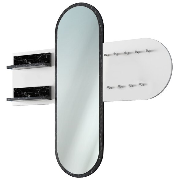 Předsíňová sestava Pixie 3 (Bílá) (se zrcadlem)