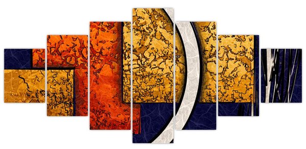 Obraz abstrakce (210x100 cm)