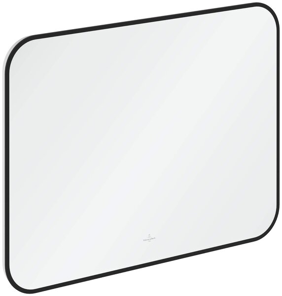 Villeroy & Boch zrcadlo 80x60 cm obdélníkový s osvětlením černá A4908000