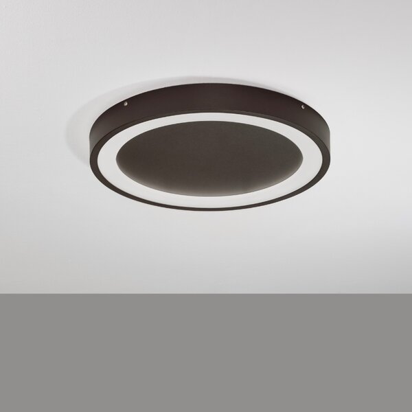 Hnědé kovové stropní LED světlo Nova Luce Nodi 45 cm