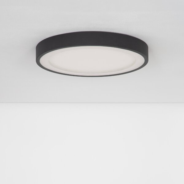 Černé kovové stropní LED světlo Nova Luce Nodi 45 cm