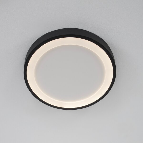 Černé kovové stropní LED světlo Nova Luce Nodi 45 cm