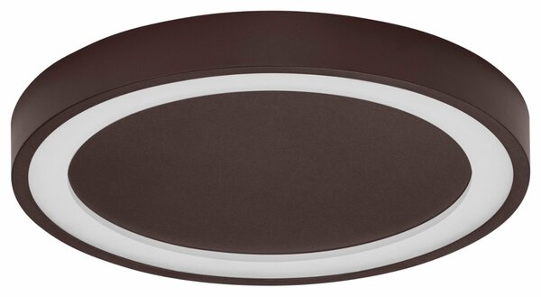 Hnědé kovové stropní LED světlo Nova Luce Nodi 45 cm
