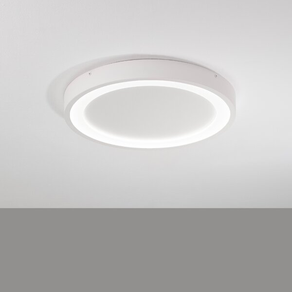 Bílé kovové stropní LED světlo Nova Luce Nodi 45 cm