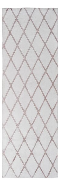 BĚHOUN, 80/250 cm bílá, béžová - Online Only koberce & rohožky, Online Only