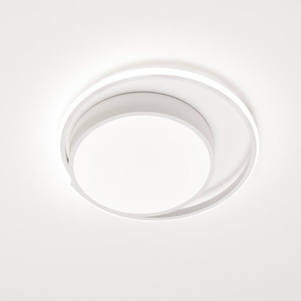 Bílé kovové stropní LED světlo Nova Luce Odrey 40 cm