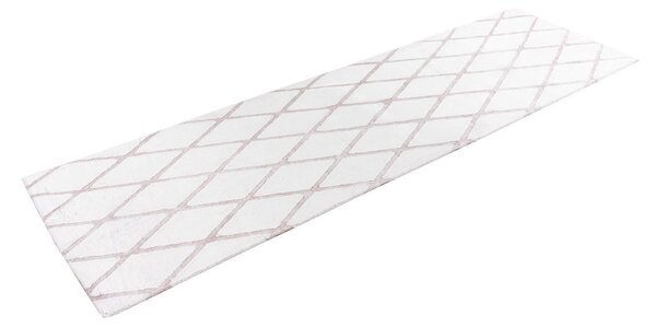 BĚHOUN, 80/250 cm růžová, bílá - Online Only koberce & rohožky, Online Only