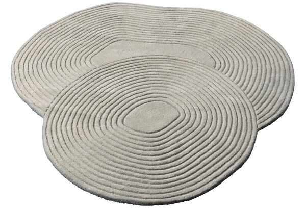 -25 % Dny MOMENTI– Bolia Světle šedý vlněný koberec Zen 140 x 145 cm