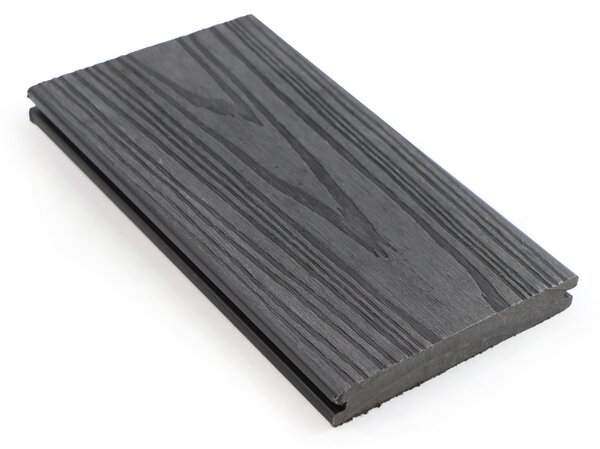 Terasová prkna WPC koextrudovaná, plný profil, 140 x 23 x 2850 mm, 4 ks, antracit