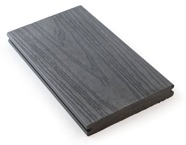 Terasová prkna WPC koextrudovaná, plný profil, 140 x 23 x 2850 mm, 4 ks, antracit