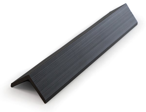 Ukončovací lišty k WPC terasovým prknům, koextrudované, 50 x 2850 mm, 10 ks, antracit