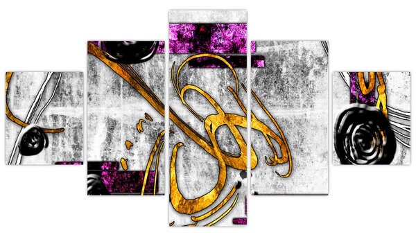 Obraz abstrakce (125x70 cm)