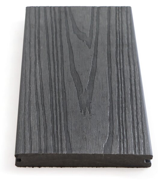 Terasová prkna WPC koextrudovaná, plný profil, 140 x 23 x 2850 mm, 4 ks, antracit