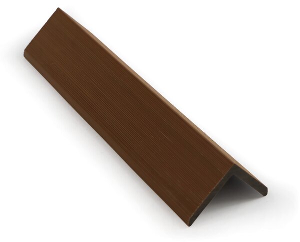 Ukončovací lišty k WPC terasovým prknům, koextrudované, 50 x 2850 mm, 10 ks, teak