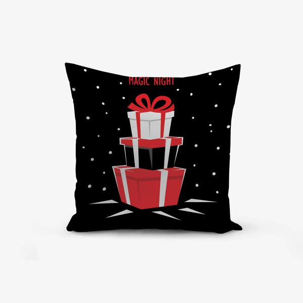 XPOSE® Set povlaků na polštář VÁNOČNÍ OZDOBA 40x40 cm - set 4ks