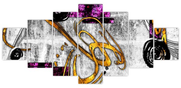 Obraz abstrakce (210x100 cm)