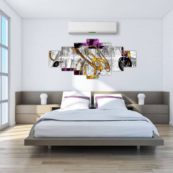 Obraz abstrakce (210x100 cm)