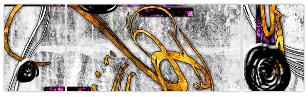 Obraz abstrakce (170x50 cm)