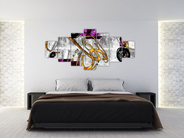 Obraz abstrakce (210x100 cm)