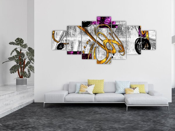 Obraz abstrakce (210x100 cm)