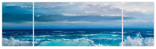 Obraz - Mořské vlny (170x50 cm)