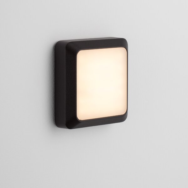 Černé kovové venkovní nástěnné LED světlo Nova Luce Appia