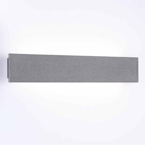 -25 % Dny MOMENTI– Šedé venkovní nástěnné LED světlo Nova Luce Luna 60 cm