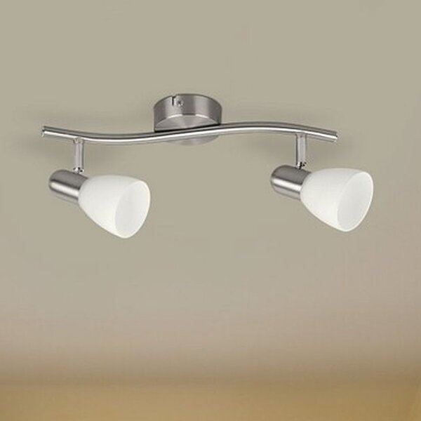 Rabalux Soma stropní světlo 2x40 W bílá-chrom 6302
