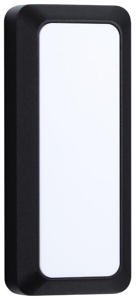 Černé kovové venkovní nástěnné LED světlo Nova Luce Appia II