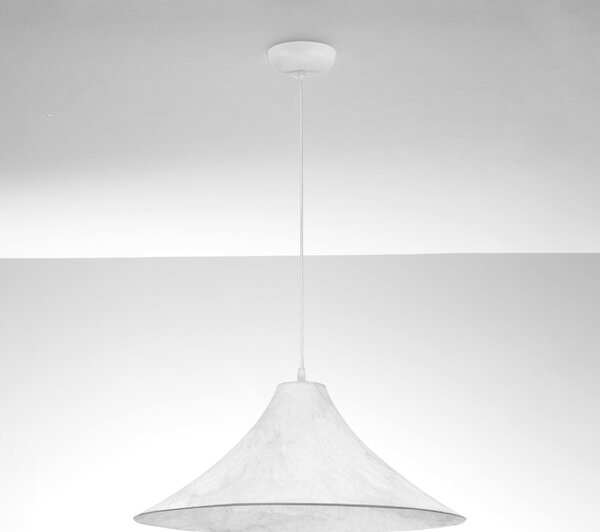 Bílé závěsné světlo Nova Luce Oket 65 cm