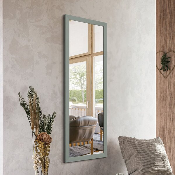 Styler Kiruna zrcadlo 47x127 cm obdélníkový zelená LU-12438
