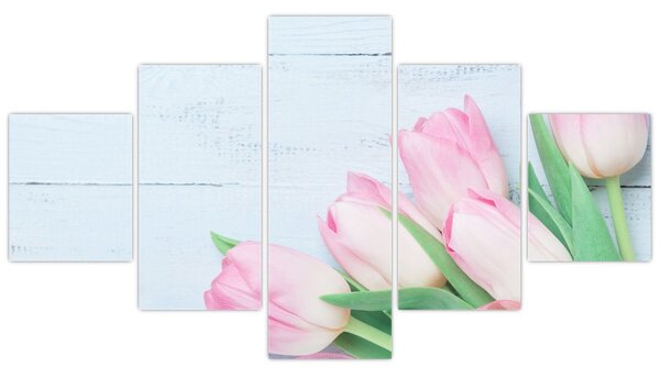 Obraz - Kytice tulipánů (125x70 cm)