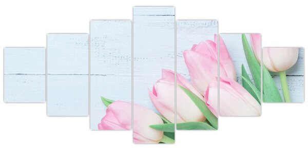 Obraz - Kytice tulipánů (210x100 cm)
