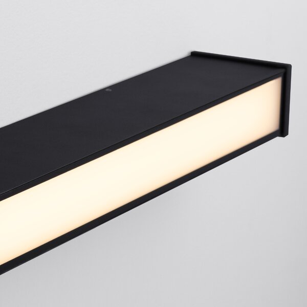 Černé kovové venkovní nástěnné LED světlo Nova Luce Nova 50 cm