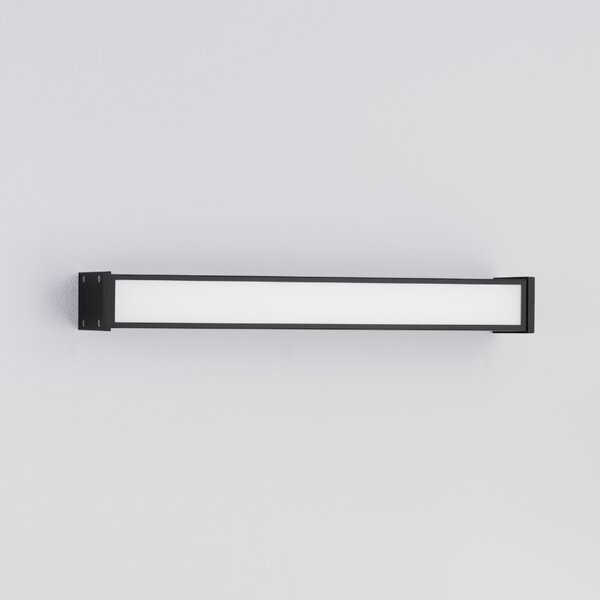 Černé kovové venkovní nástěnné LED světlo Nova Luce Nova 50 cm