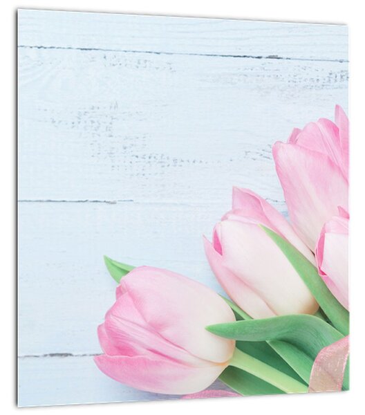 Obraz - Kytice tulipánů (30x30 cm)