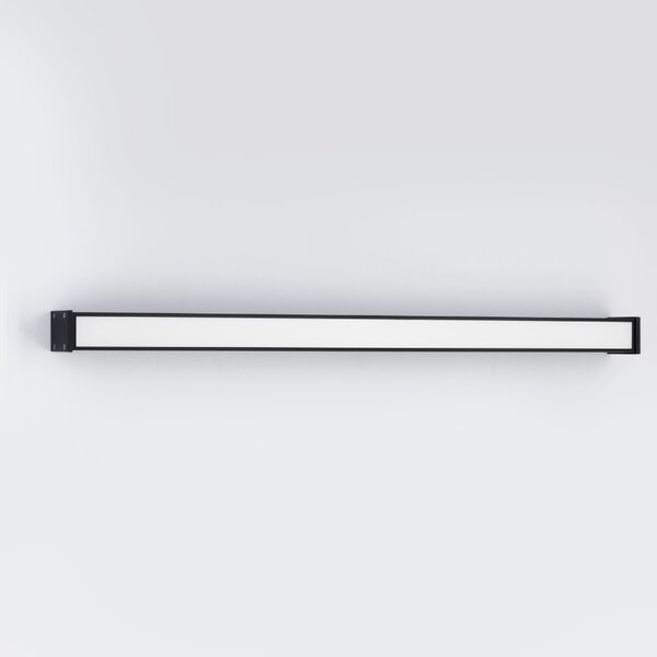 Černé kovové venkovní nástěnné LED světlo Nova Luce Nova 100 cm