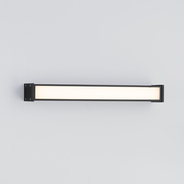 Černé kovové venkovní nástěnné LED světlo Nova Luce Nova 50 cm