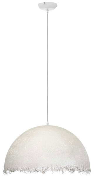 Bílé závěsné světlo Nova Luce Lalu 60 cm
