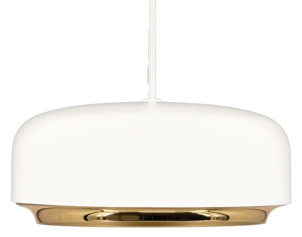 Umage Bílé kovové závěsné LED světlo Hazel 22 cm