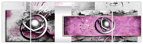 Obraz abstrakce (170x50 cm)