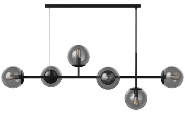 -25 % Dny MOMENTI– Bolia Černé kovové závěsné světlo Orb 115 cm